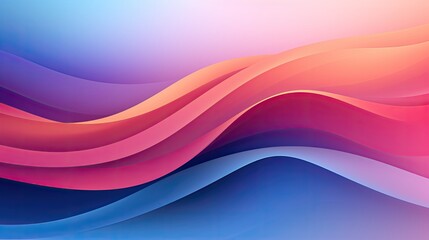 Wavy abstract vibrant gradient background