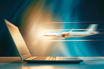 Immersive Innovation: Airborne Laptop Revolution
