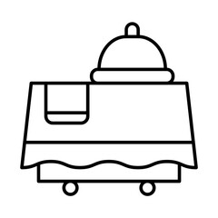 Room Service Line Icon