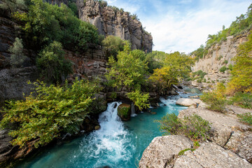 Antalya - Turkey. May 01, 2017. Koprulu Canyon, Manavgat, Antalya - Turkey.