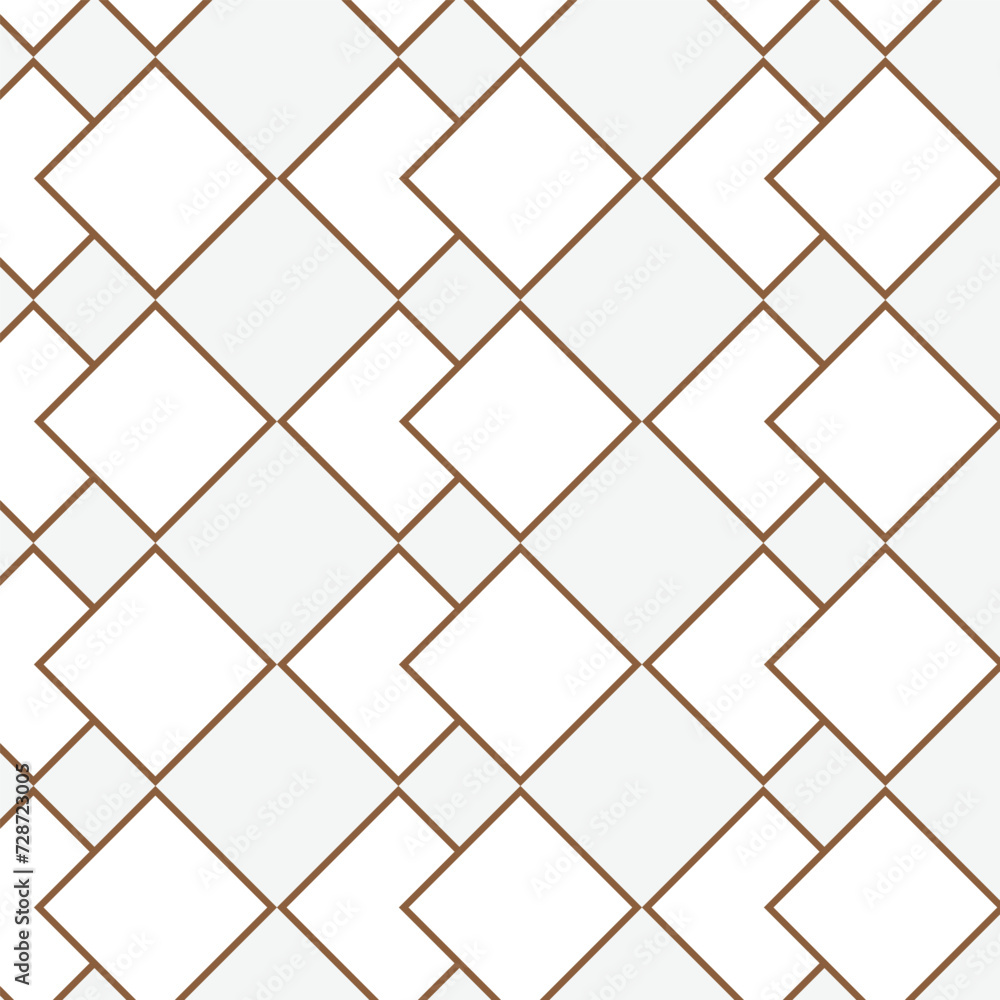 Poster abstract seamless repeatable rectangle pattern on white grey.