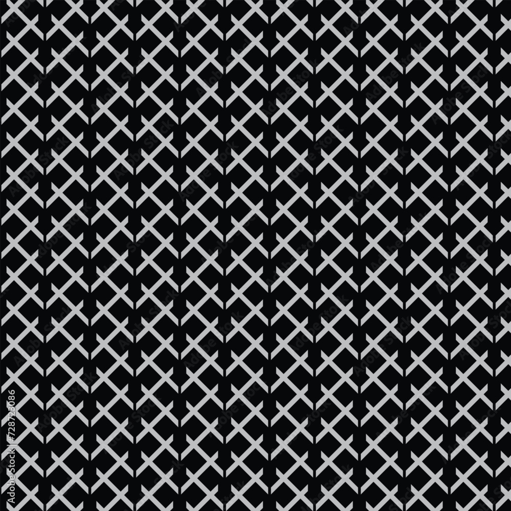 Poster abstract seamless repeatable grey cross vertical line pattern art.