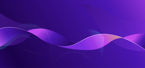 abstract purple background with waves