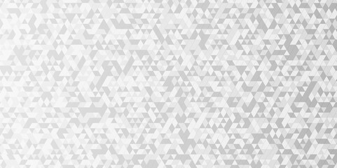 Abstract geometric background vector seamless technology gray and white triangle background. Abstract geometric pattern gray Polygon Mosaic triangle Background, business and corporate background.