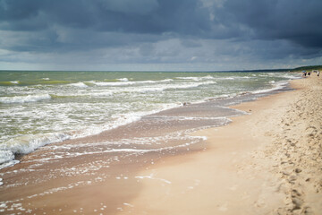 beach in the morning