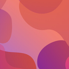 Pink abstract background with circles