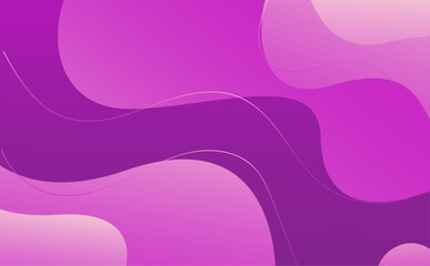 Abstract purple background with waves, Purple banner