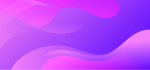 Abstract background with waves, Pink banner