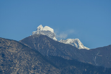La route du camp de base de l'Everest au Népal