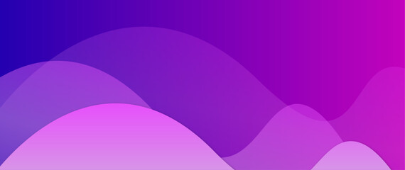 Abstract purple background with waves
