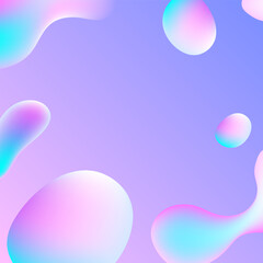 abstract background with bubbles, Purple background