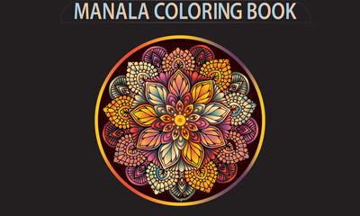 Ornament beautiful card with mandala