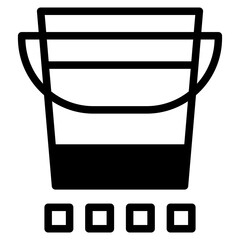 bucket dualtone icon