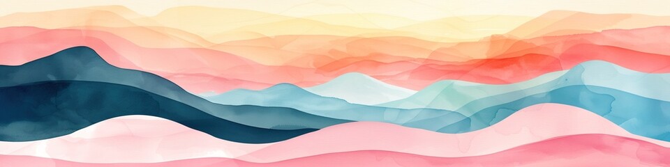 Vibrant abstract doodle style banner featuring colorful shapes. Playful and dynamic design