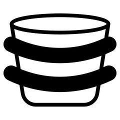 bucket dualtone icon