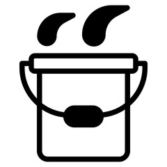 bucket dualtone icon