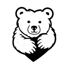 valentine clipart, cute love bear, cute bear, clipart, png, svg, jpg, eps, panda, bear, animal, cartoon, baby, illustration, vector, cute, fun, zoo, character, china, smile, mammal, bamboo, wildlife, 