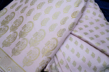indian saree Textured Fabric Pattern Material.