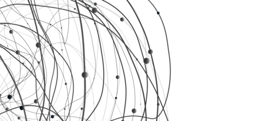 Abstract plexus blue geometry background. Digital technology network connection concept. 3D rendered illustration