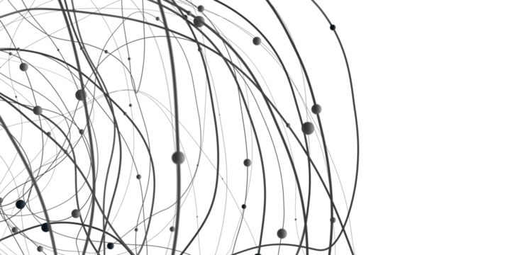 Abstract plexus blue geometry background. Digital technology network connection concept. 3D rendered illustration