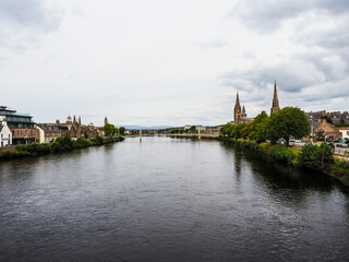 Fototapeta na wymiar River Ness in Inverness