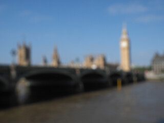 Oof Houses of Parliament and Westminster Bridge in London