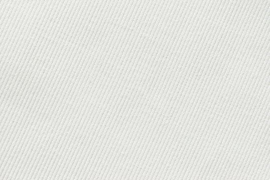 White cotton twill fabric pattern close up as background
