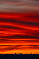 Sonnenuntergang Rennfeld - Hochschwab Gebiet - Mugel 