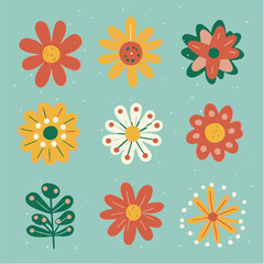 Branching Blossoms: Playful Flowers in a Natural Setting