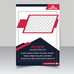 Brochure design, annual report, cover modern layout, poster, flyer vector template in A4 size	
