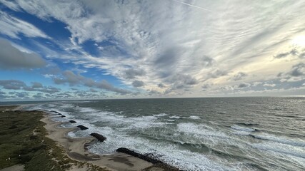 Ocean View from Skagen Lighthouse in Skagen, Denmark