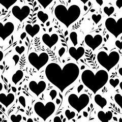 Fototapeta premium valentine day, valentine clipart, valentine day cliparts, heart, love, pattern, valentine, seamless, vector, design, illustration, art, hearts, symbol, day, wallpaper, shape, pink, card, texture,