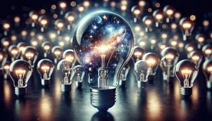 Cosmic Creativity: The Light Bulb Universe