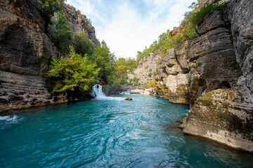 Fototapeta na wymiar Antalya - Turkey.. Koprulu Canyon, Manavgat, Antalya - Turkey.