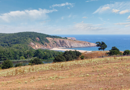 Summer coast landscape (Bulgaria, Sinemorets).