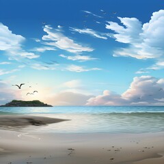 Obraz premium beach and sea