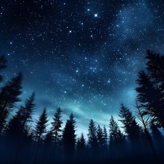 Fototapeta premium Night sky with stars