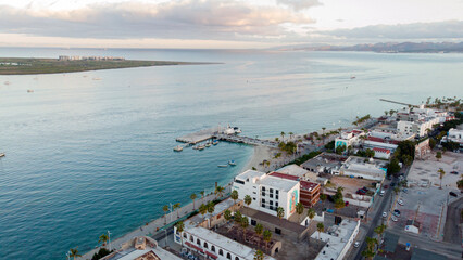 Malecón de La Paz, Baja California Sur, México. 