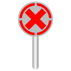 Stop sign vector