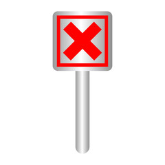 Stop sign vector