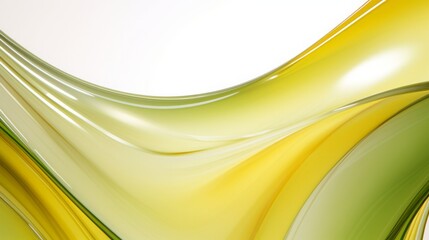 Abstract way pattern in yellow and green