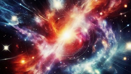 abstract galaxy with stars and space for text or image, computer generated images..jpg