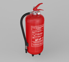 Fire Extinguisher 3d Model