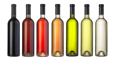 Set of diffrent bottles