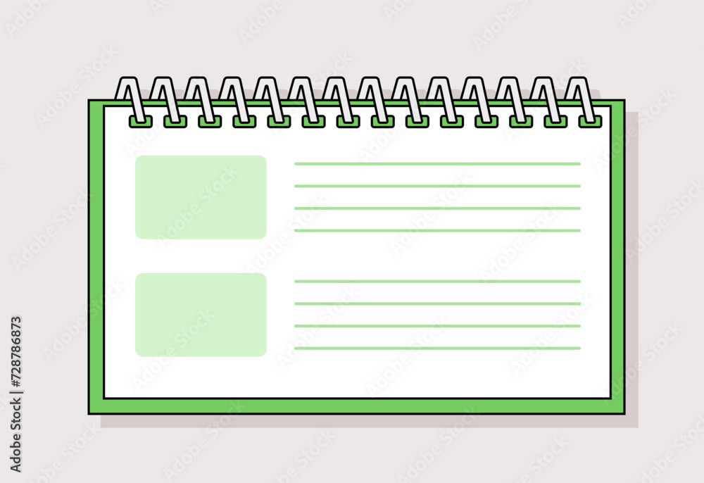 Poster notes pages line set. notepad list and clean shits. planning and scheduling. stationery for school a