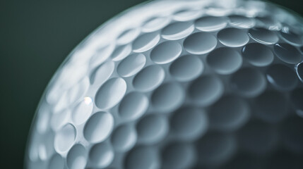 Close Up View of a Golf Ball