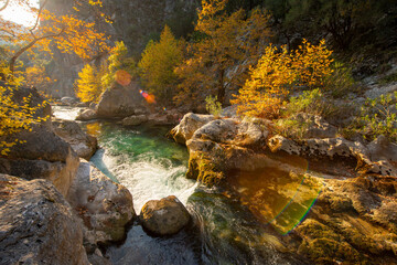 Yazili Canyon ( Yazili Kanyon )  is in the Sutculer, Isparta,with its lakes and the picturesque...