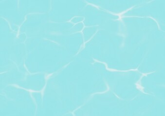 Water Illustration, Pool Summer Ocean Waves, Graphic Art Background Texture, Bright Blue Cropped Water Waves