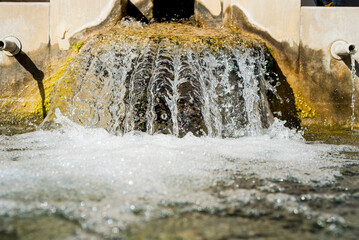 Pure water fountains in Letur, Albacete, Spain - 728793278