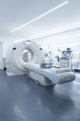 CT (Computed tomography) scanner in hospital laboratory. CT scan an advance technology for medical...